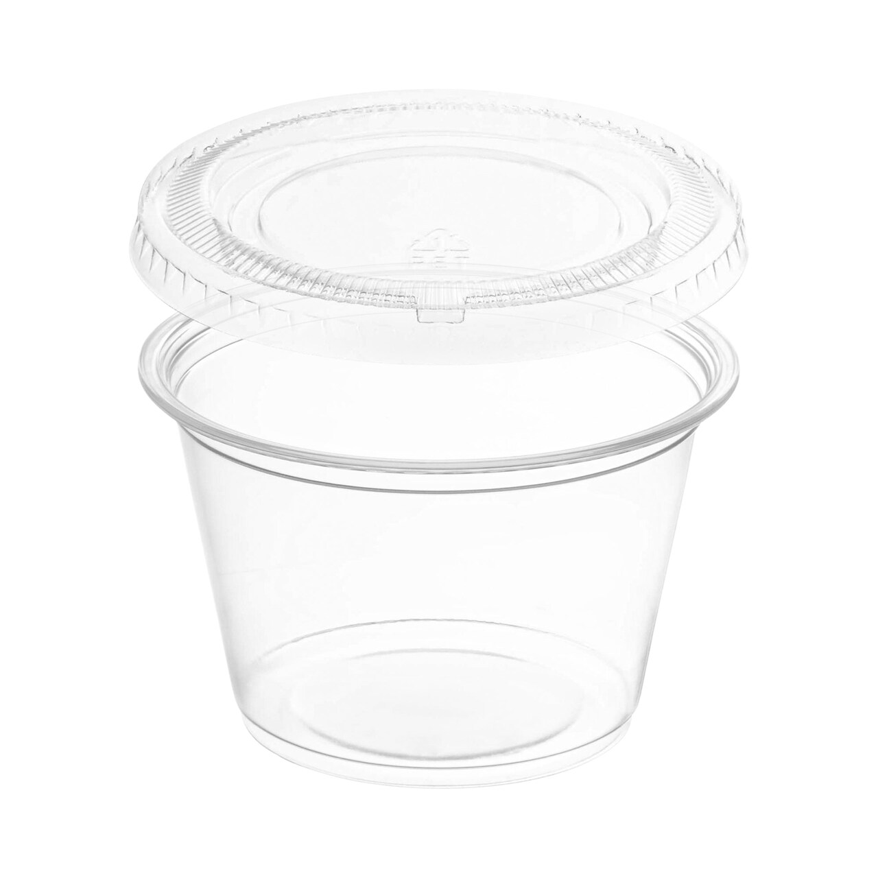 Clear Plastic Portion/Souffle Cups with Lids - 4oz (2500 Settings)